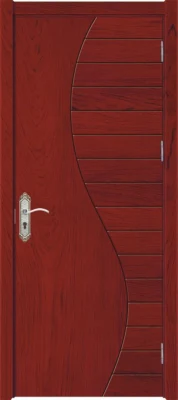 2023 Custom White Oak Natural Wood Veneer Door Healthy Interior Lacquer Doors French Door with Glass for Bedroom