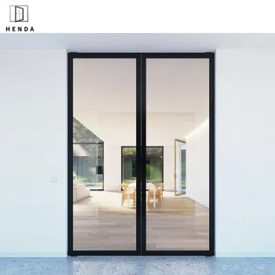 As2047 Australia Standard Exterior/Interior Main Wrought Iron Glass New Security Aluminium/Metal/Steel French Single Double Swing Doors Door