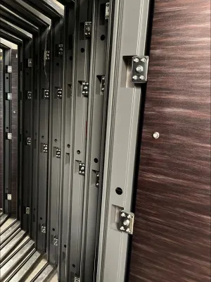 China Supplier Low Price Iron Double Front Entry Doors Steel Metal Security Door Model Style Gate Door