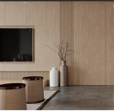 Wood Veneer Internal Doors PVC Wood Grain Plastic Veneer Sheets Walnut Natural Wood Veneer
