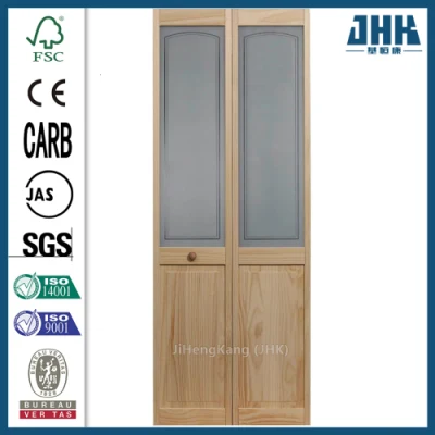 Jhk Double Swing Interior Wood Wooden Arched Folding Door