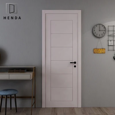 Wooden Interior Door with Glass Customized Design Standard Size for House/Hotel Plywood/Solid Wood/MDF Doors in Stock Wholesale Price