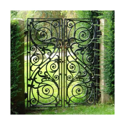 Orient in Stock Wrought Iron Gate Designs House Project Cheap Wrought Iron Gates Door