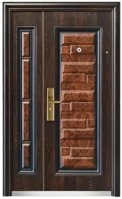 Cheapest Decorative Exterior Steel Door India Style Main Front Anti Theft Security Steel Door