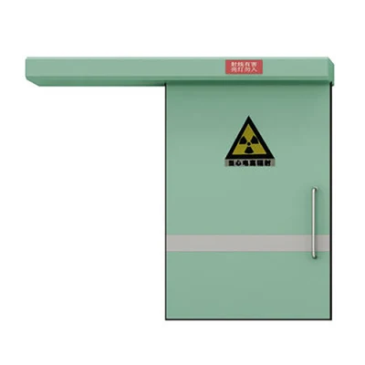 ICEN High Pb X Ray Shielding Double Opened Lead Shield Medical Hermetic Wooden Door