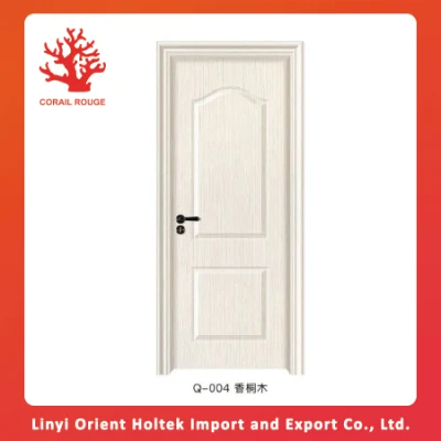 Cheap Melamine Wooden Doors for Houses Interior Soundproof for Office for Toilet Bathroom MDF