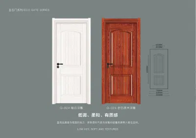 New Model Antique Interior Kitchen Melamine Door Skin Designs Solid Wood Door
