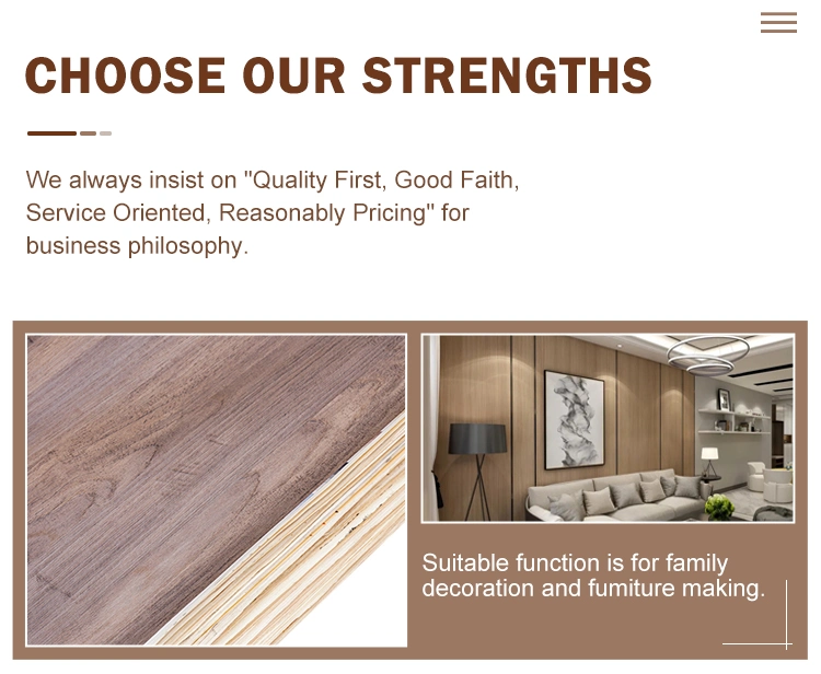 Wood Laminated Veneer for Modern Design Style Board