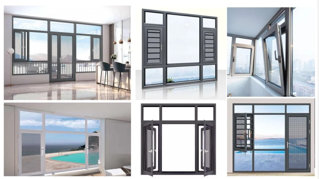 68/70/75/80/120 Series Slim Frame Aluminum Bi Fold Sliding Entrance Interior Exterior Door Thermal Break Glass Bi Folding Door Aluminium Balcony Glass Door