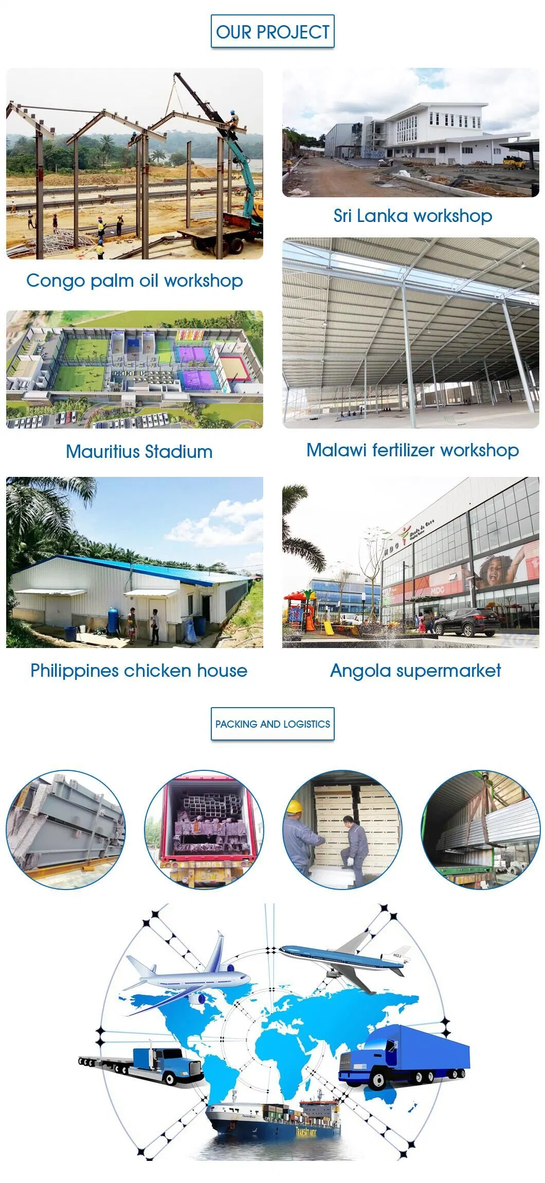 Prefabricated Steel Structure Supermarket Store