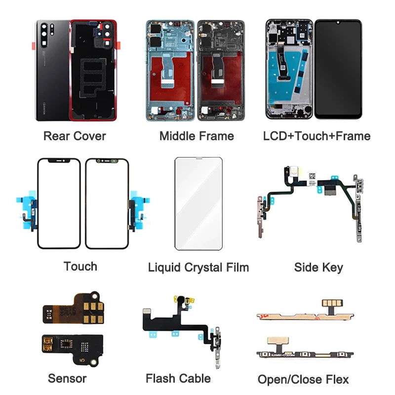 Digitizer Touch Screen Front Glass for iPad Mini 1 2 A1432 A1454 A1455 A1489 A1490 with Home Button and Adhesive