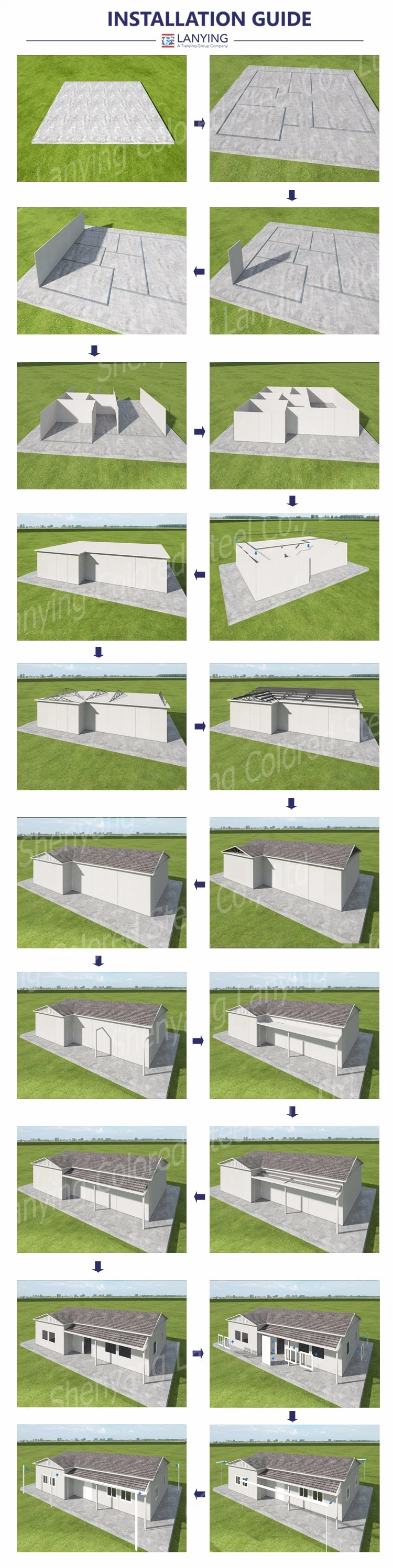 Prefabricated Steel Structure Workshop Industrial Steel Design Warehouse Shed