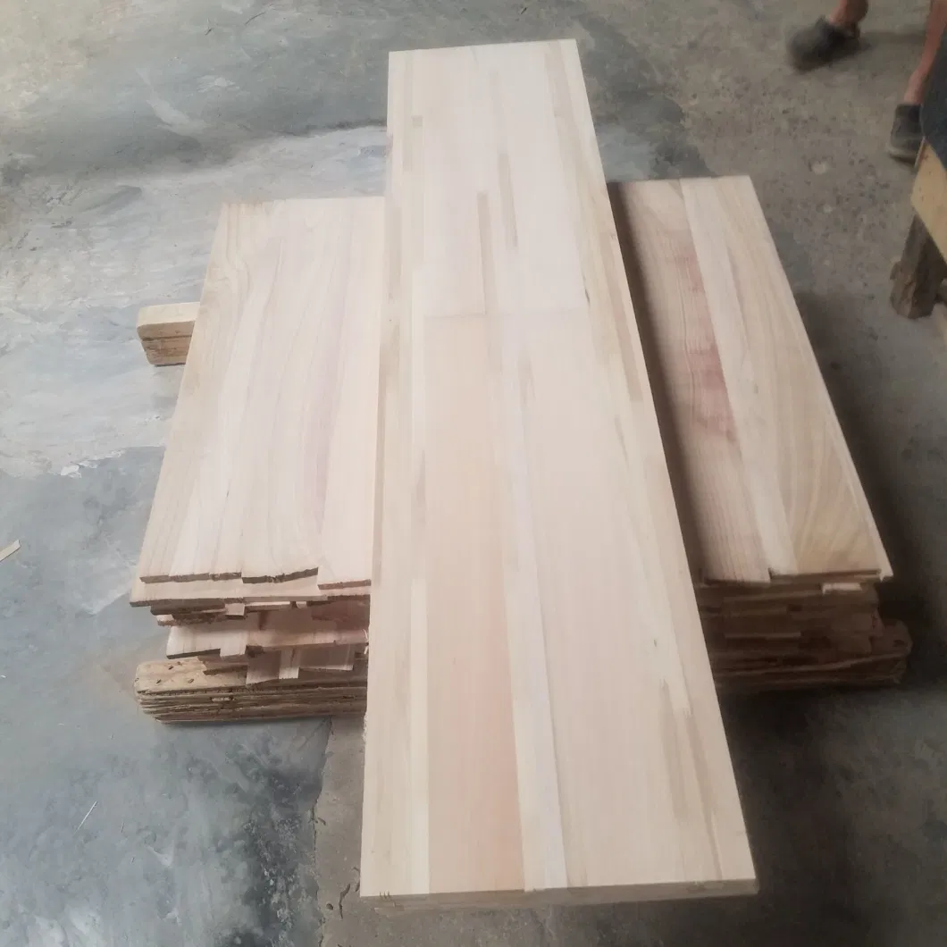 Solid Edge Glued Panels Paulownia Wood for Door Core Panel with Low Price