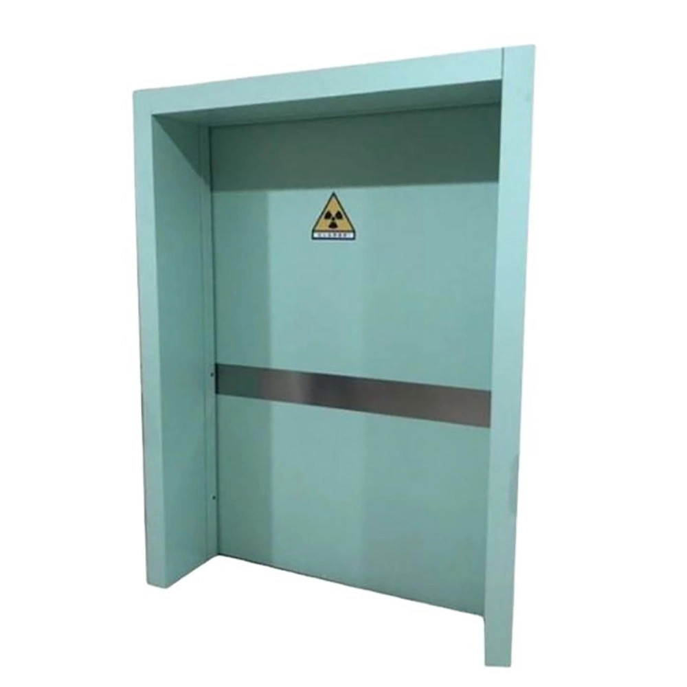ICEN High Pb X Ray Shielding Double Opened Lead Shield Medical Hermetic Wooden Door