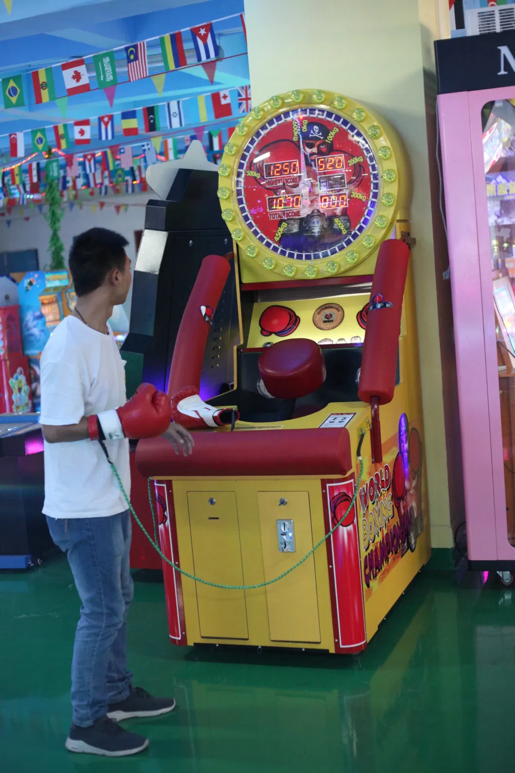 Playroom Amusement Equipment Boxing Game Arcade Game Machines