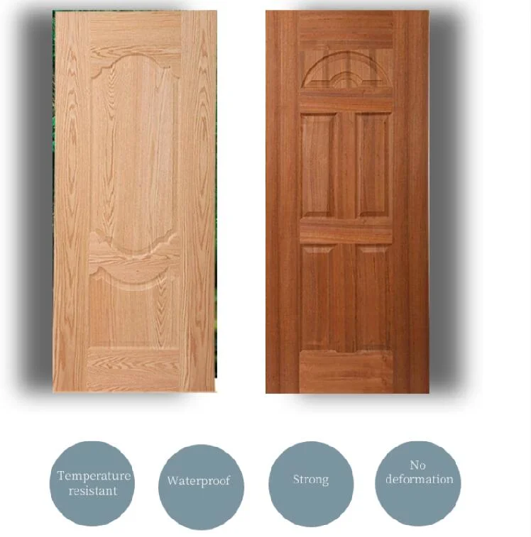 Natural and Engineered Veneer Front Designs HDF Door Skin