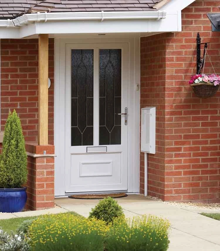 Cbmmart UPVC Solid Wood Main Door Exterior Doors for Home Use