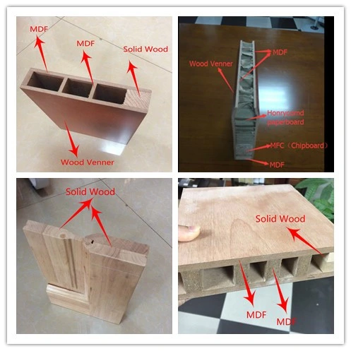 Wholesale Tempered Glass Inserts Solid Double Wood Doors Exterior