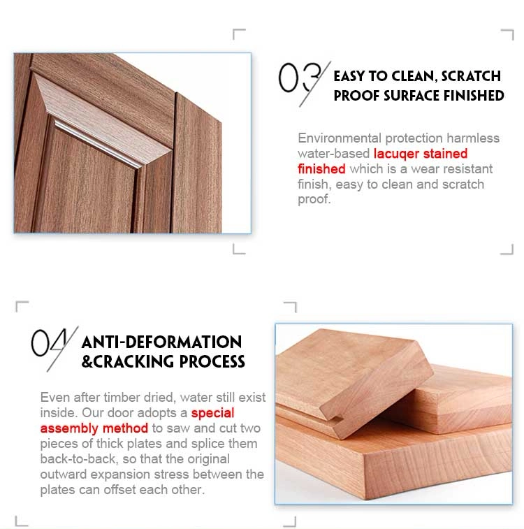 Builder Choice Exterior Solid Wood Singapore Fungus on Wooden Door