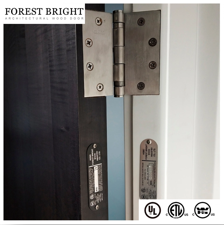 Soundproof Door Acoustic Interior Flush Wood Door Sound Proofing, Fire Rated Hotel Room Entry Door