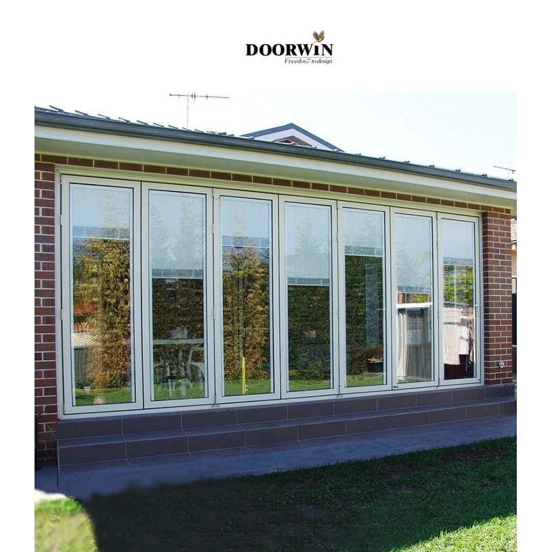 Doorwin Global Top 10 Supplier Thermal Break Aluminum Window and Door Front Doors for Houses Modern Sliding Door