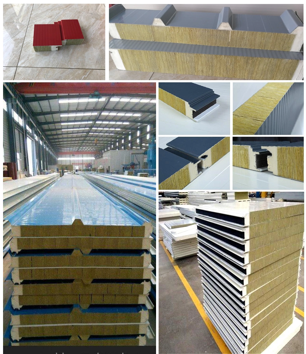 Hot Sandwich Panels GMP Certified PU Polyurethane Insulated Roof and Wall White Metal Steel Sandwich Panel