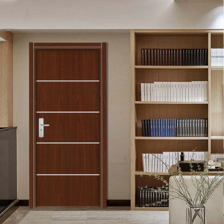 Custom Modern Indoor Hotel Room Wooden Steel Doors for Home