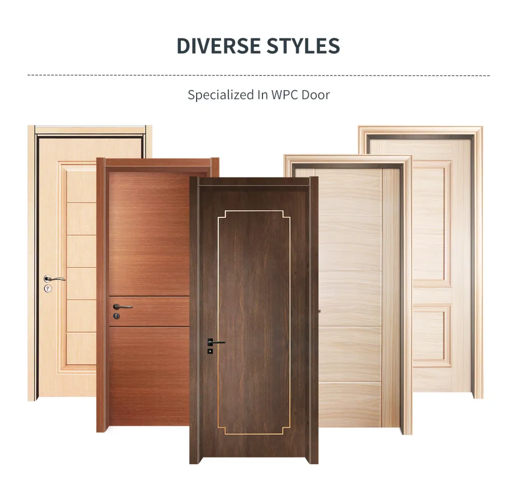 Shengyifa Middle East Market Popular White Oak Waterproof WPC Door Prices