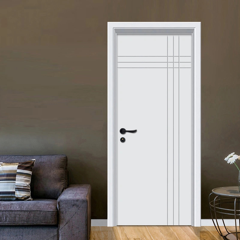 European Oak Wood Laminate Door, Modern White Oak Door