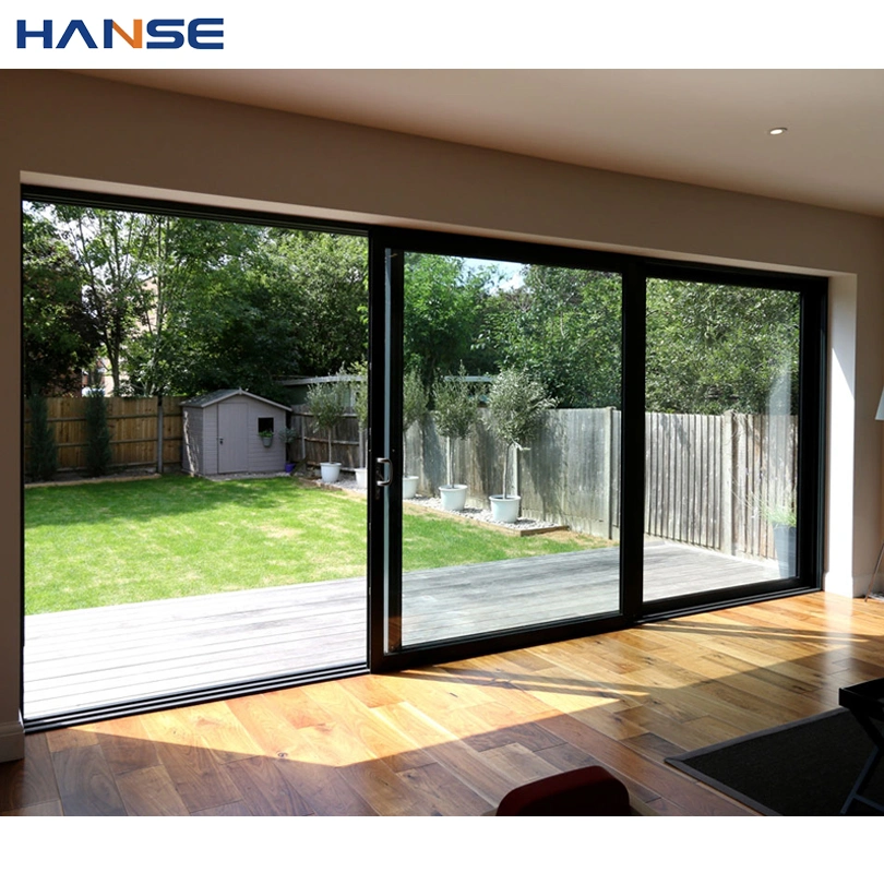 Heavy Duty Exterior Metal Aluminium Doors High Quality Aluminium Alloy Frame Sliding Patio Glass Window and Door for Villa