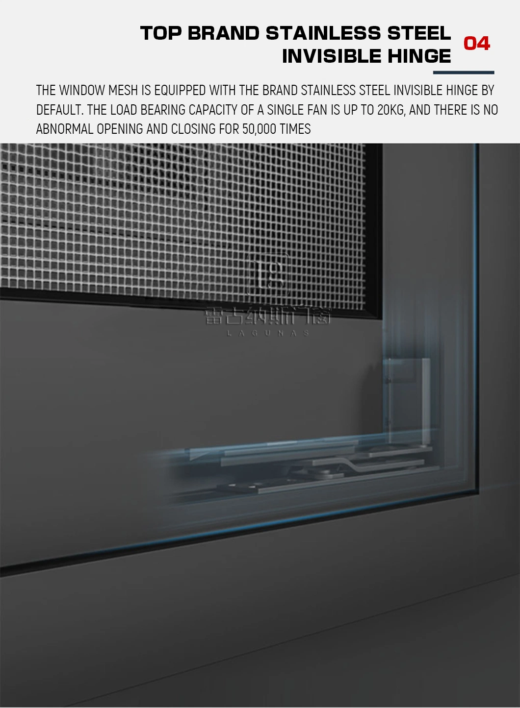 Emergy Saving Front Aluminum Sliding Glass Patio Door