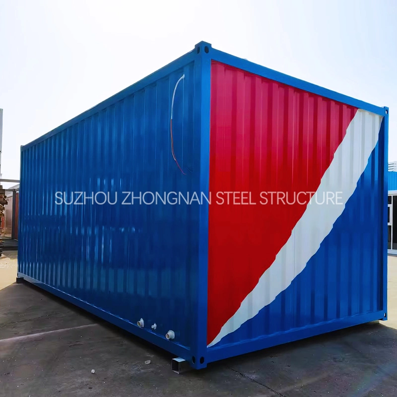 New Custom Mobile 20FT Prefab Container Store with Glass Wall and Glass Door