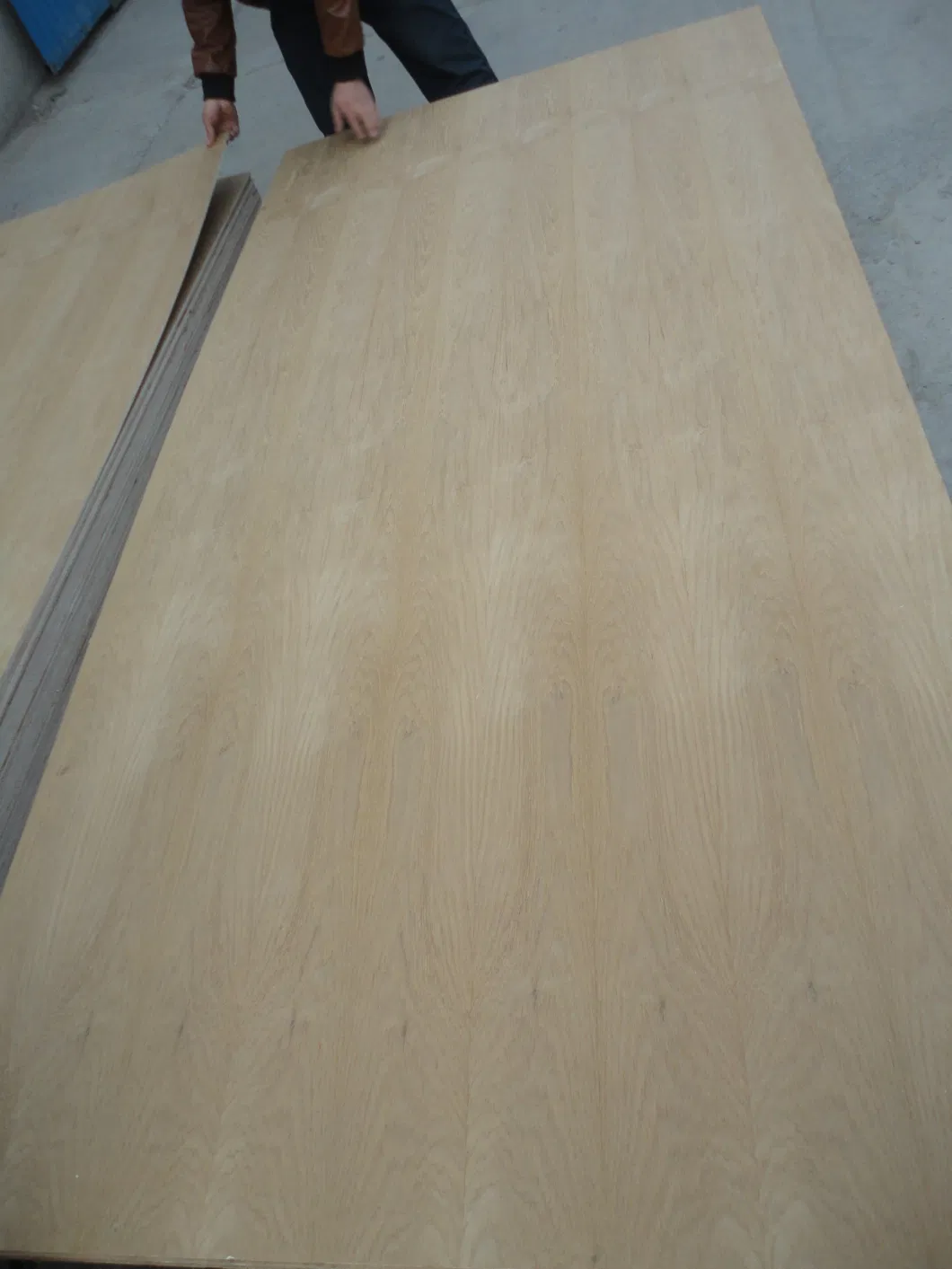 Ntural Flower Teak Fancy Plywood Hardwood Core 4.8mm-18mm