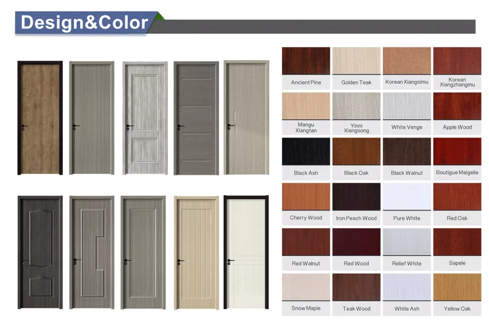 Wholesale Panel Door Design 36X80 WPC Doors in Stock