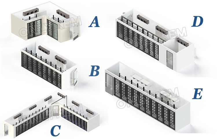 Beer Cave Cooler Glass Door/Shelves Display Cold Room Liquor Store Walk in Cooler