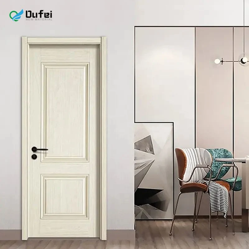 Oufei New Material WPC Interior PVC Skin Door for Home Hotel