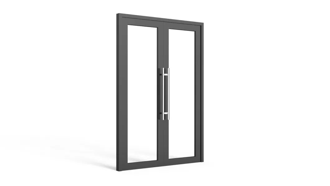 Exterior/Interior Aluminium Glass Double Glazed Entry Casement French Doors
