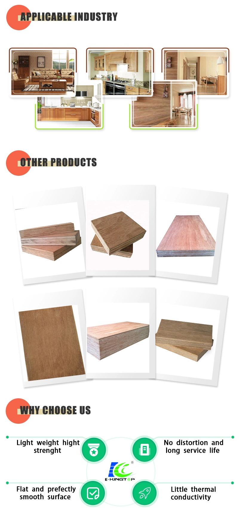 Factory Price 28mm Container Floor Plywood, Hardwood Core