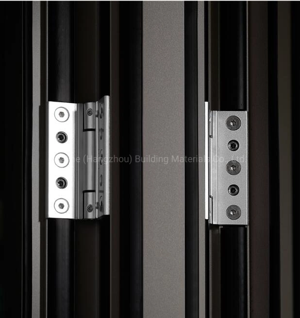 68/70/75/80/120 Series Slim Frame Aluminum Bi Fold Sliding Entrance Interior Exterior Door Thermal Break Glass Bi Folding Door Aluminium Balcony Glass Door