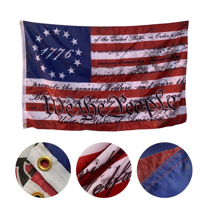 Selling Durable 100d Polyester Design 1776 of Our Farmer Flags for College Home Interiors and Exterior Decor.