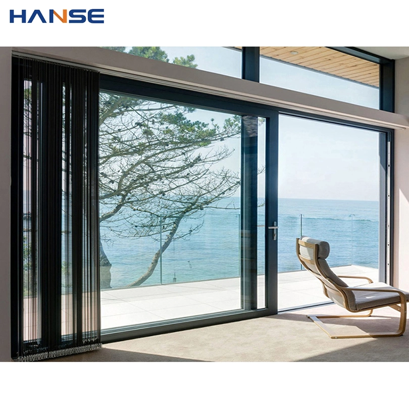 Good Price Patio Double Glass Exterior Accordion Glass Door Wholesale Front Residential Entry Doors Aluminium Sliding Doors