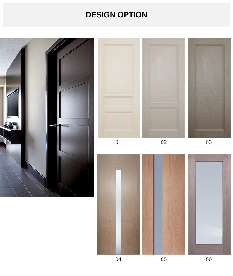 Best Selling Solid Home Furniture Wood Practical Interior Door