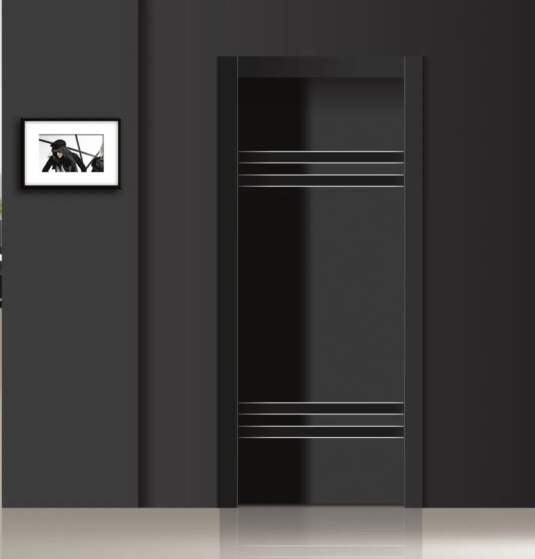 Heat &amp; Sound Resistant Waterproof WPC Material Bedroom Door PVC Bathroom Door
