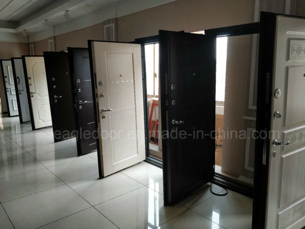 Armored Exterior Front Russia Turkey Doors Steel Security Entrance for Sale