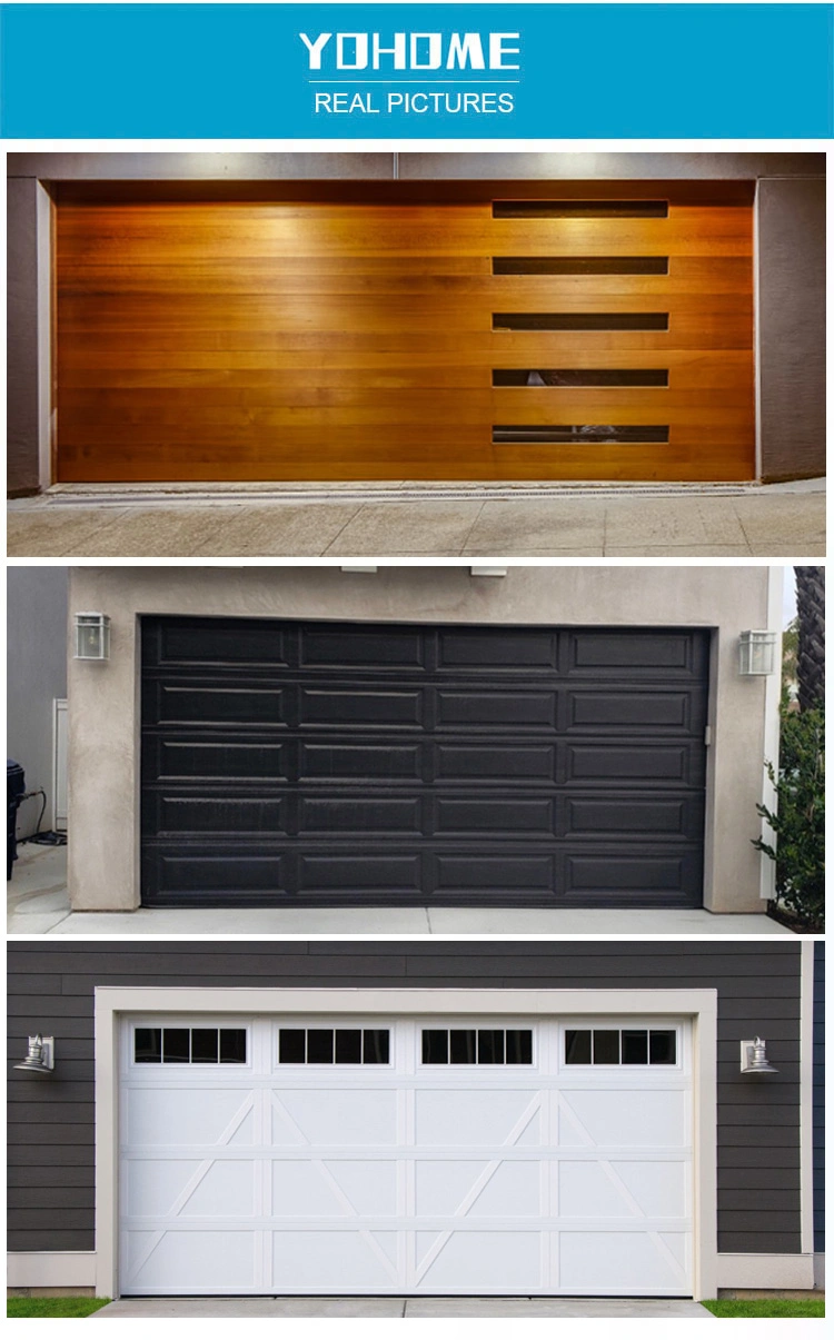 China Automatic Garage Doors Manufacture Wholesale Price High Quality 16 X 7 Garage Doors for Homes Modern Garage Door Glass Custom Bifold Garage Door