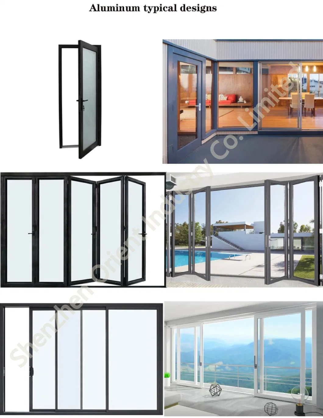 Interior Doors/Soundproof Interior Door/Aluminium Casement Aluminum Windows and Doors
