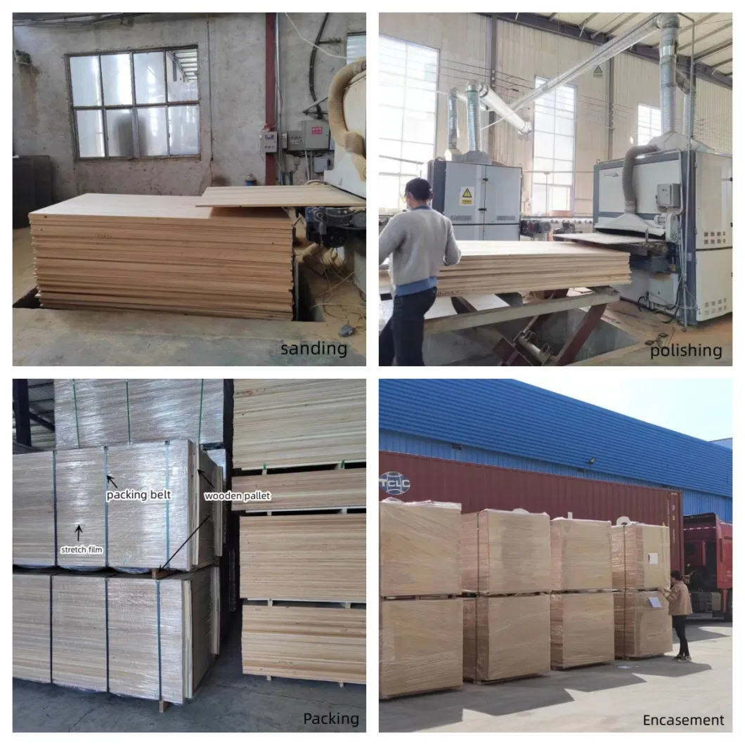 Production of Pure Solid Wood Seamless Splicing Paulownia Slats for The Door Frame