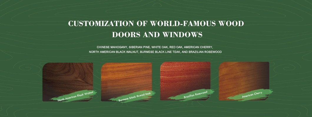 78h Italian Premium American Cherry Wood, North American Black Walnut, White Oak Wood Wood Casement Door with Inward-Opening Mechanism