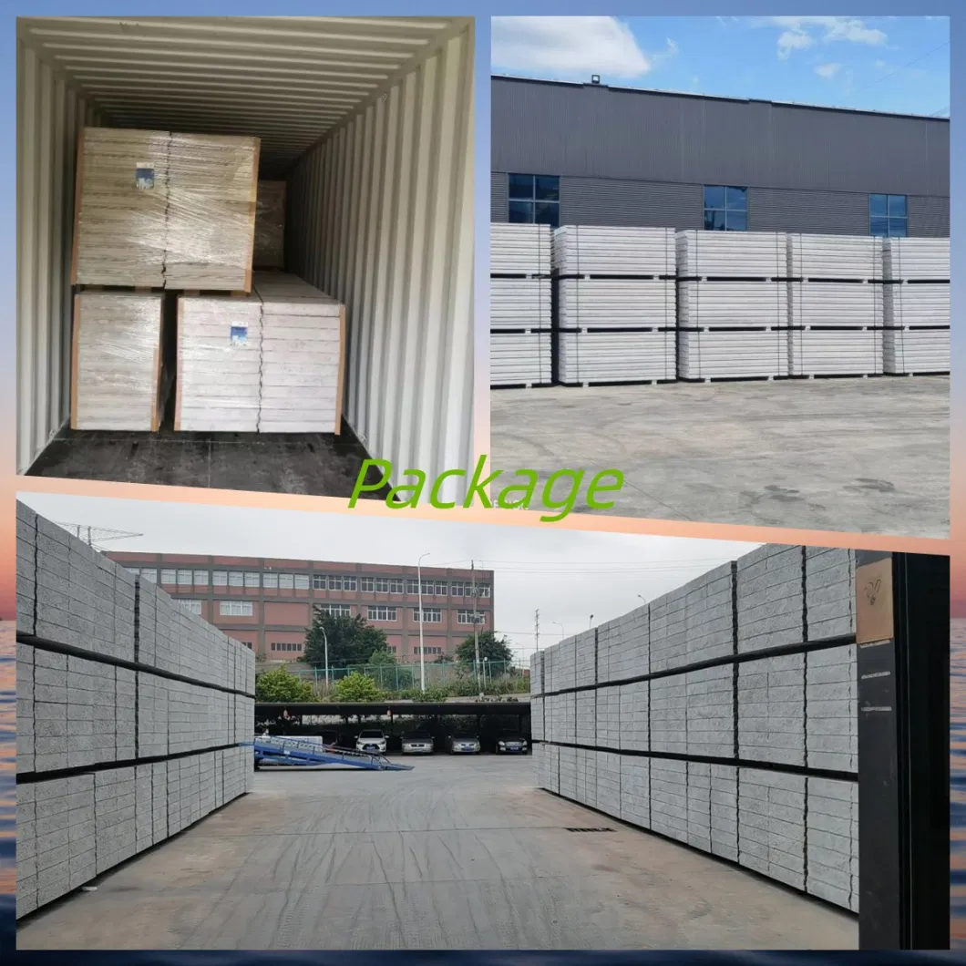 Precast Wall Cladding Waterproof Exterior Fibre Cement Partition Board