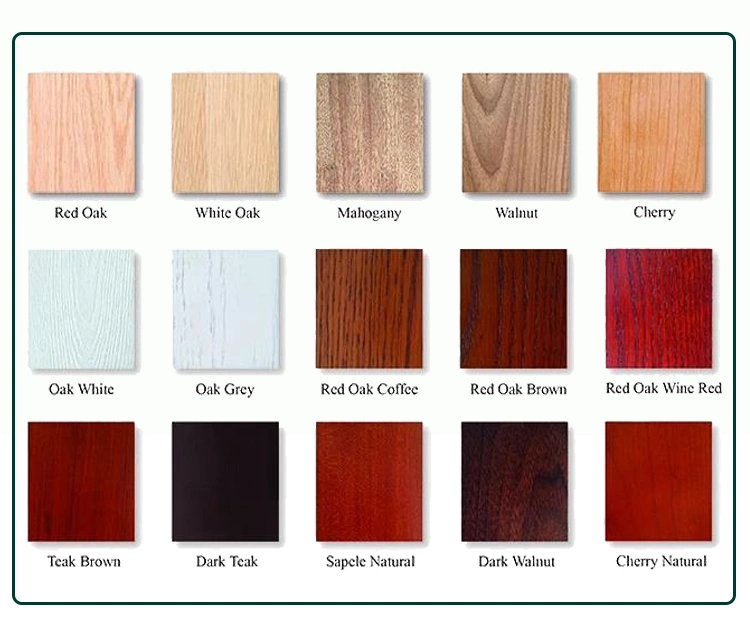 China Solid Wood Doors Teak Wood Doors Polish Color